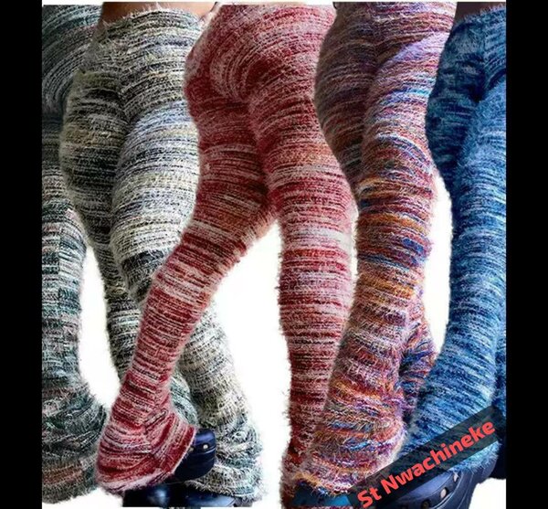 Leggings tricotés à la mode