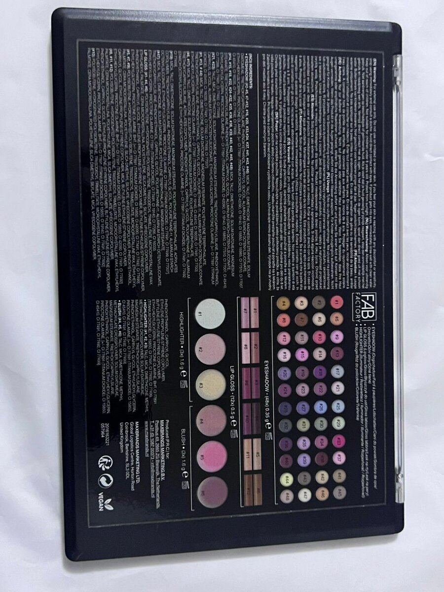 Palette de Maquillage FAB