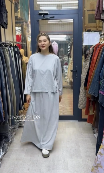 двойка костюм , кофта + юбка ( боковой карман , рабочий )