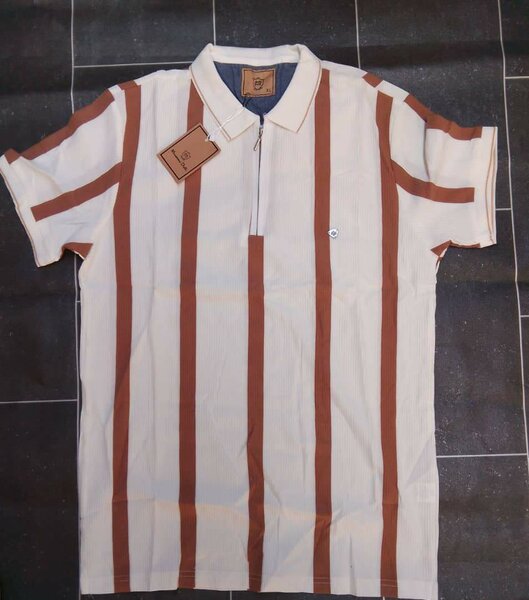 Polo homme rayé élégant