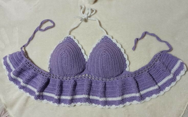 Top crochet fait main