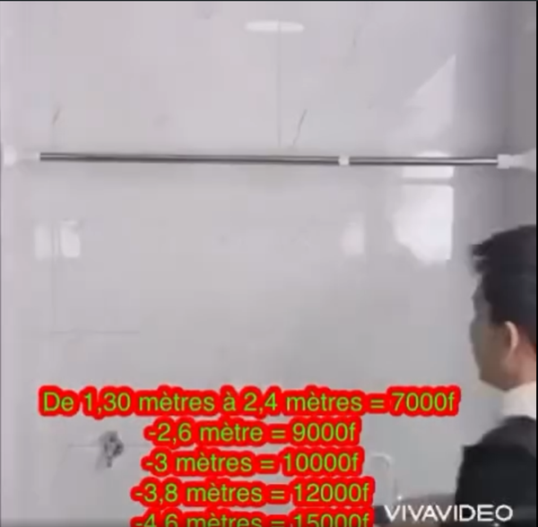 Barres de rideaux extensible 