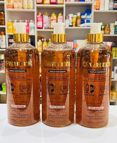 C white whitening shower gel