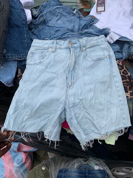 Short en jean décontracté
