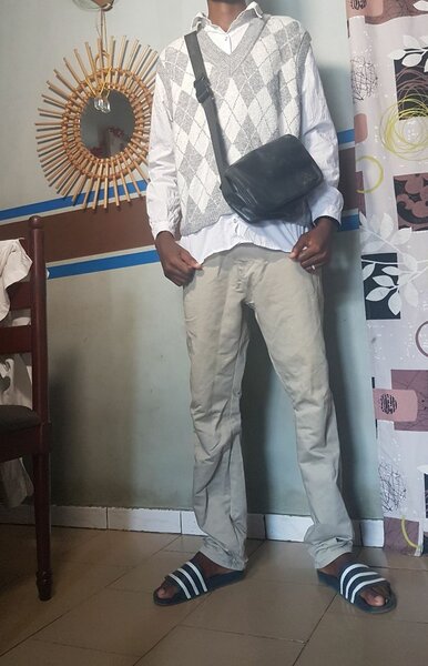 Gilet à carreaux homme élégant