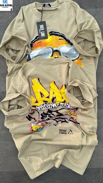 T-shirt graphique tendance unisexe