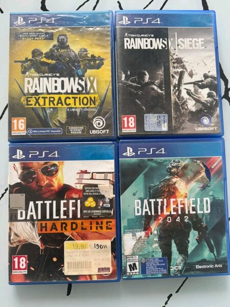 PS4 : Rainbow et Battlefield