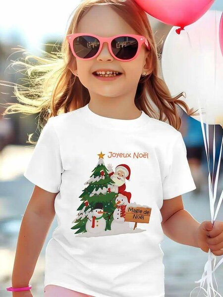 T-shirt Noël enfant joyeux
