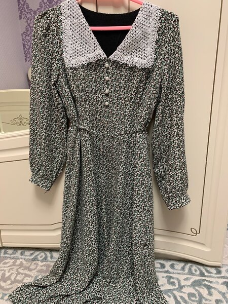 Легкое платье с подкладом