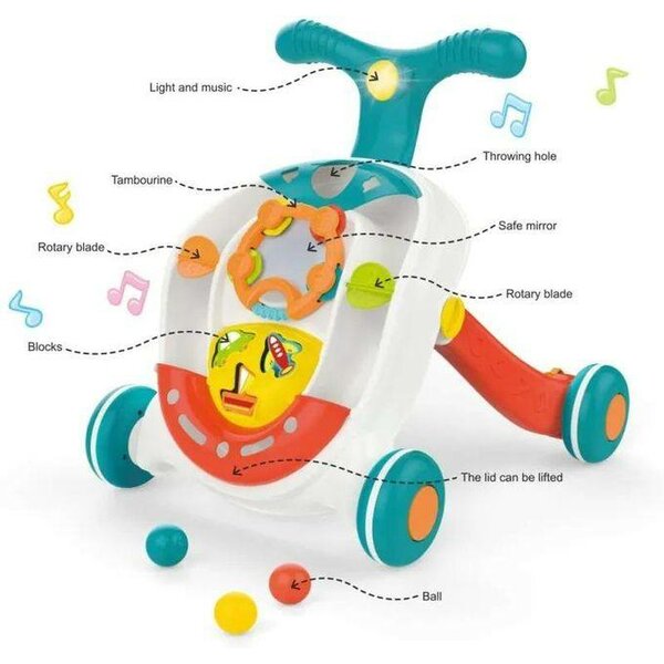 Trotteur bébé interactif musical