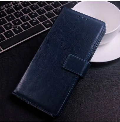 TECNO SPARK 8C Case, Premium PU Leather Magnetic Shockproof Book Stand Folio Flip Wallet Case Cover with Card Holder