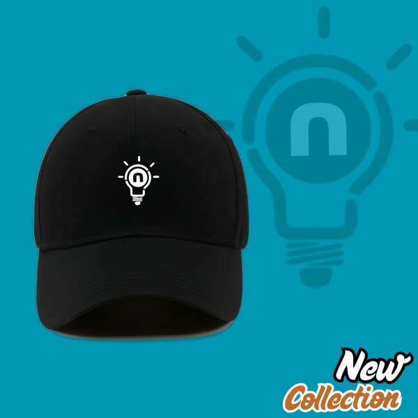 Casquette noire moderne