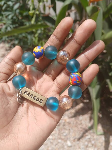 Customized beaded bracelet