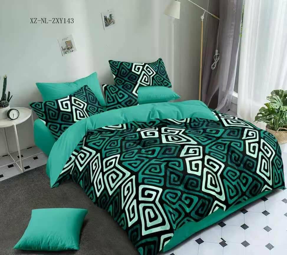 Parure de lit moderne motifs géométriques