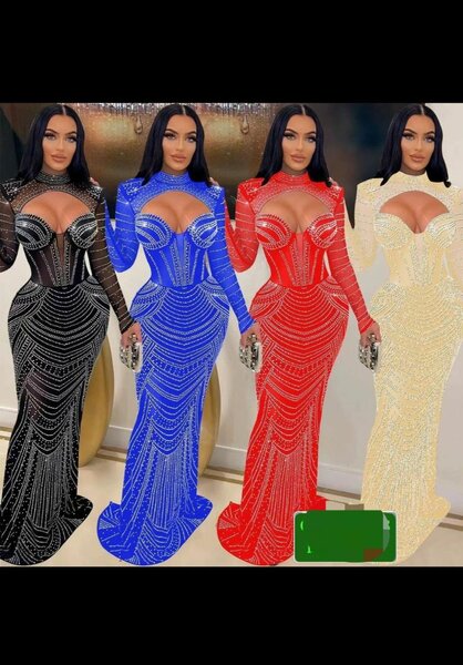 Robe de soirée glamour