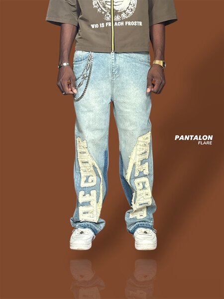 Pantalon Flare Décontracté Homme