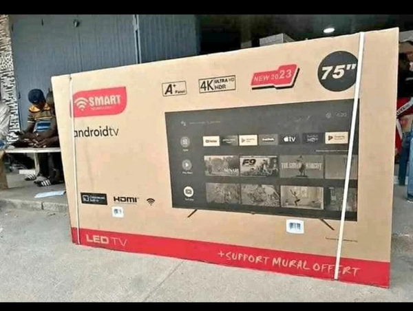 TV Android LED Smart 75" 4K