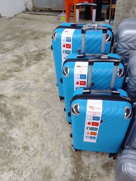 Valises légères bleues 3 pièces