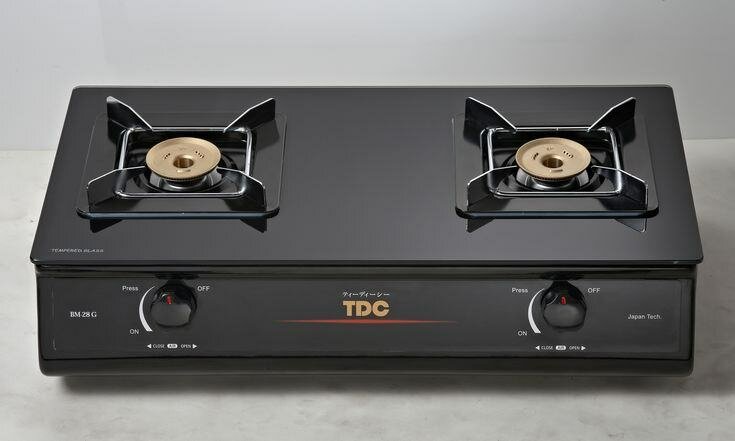 Double burner stove
