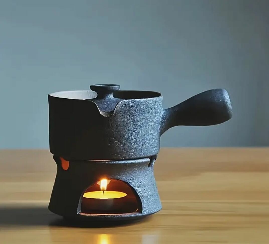 Brûleur à fondue avec bougie