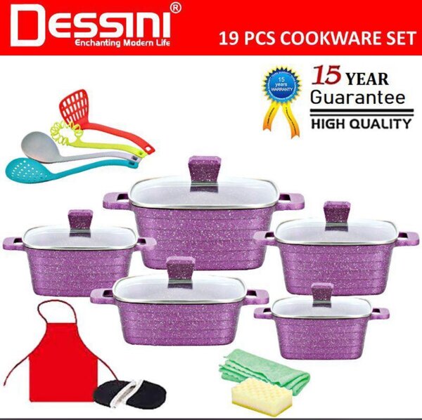 Dessini 19pcs Nonstick cookware set