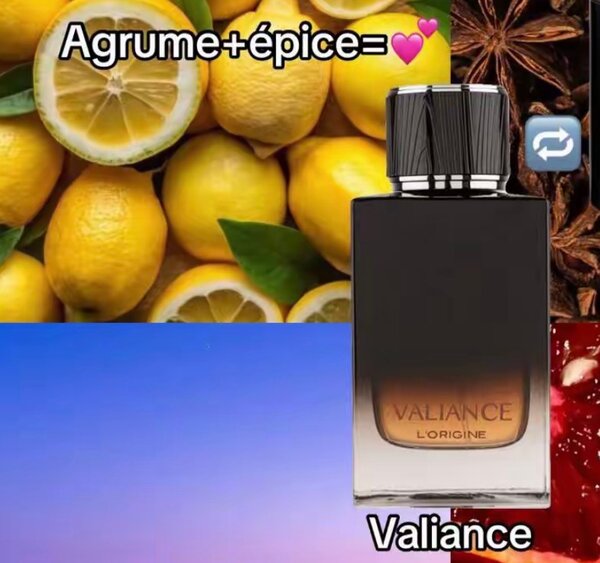 Parfum Valiance Épicé Agrume
