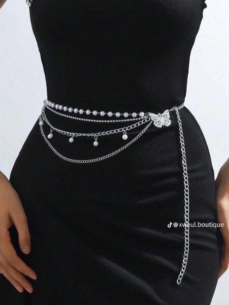 Ceinture chaîne papillon chic