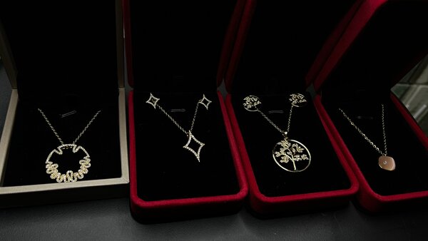 Colliers élégants en acier