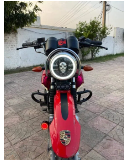 HEADLIGHT SKULL 7 INCH UNIVERSAL FOR GS15O,YBRG,YBZ