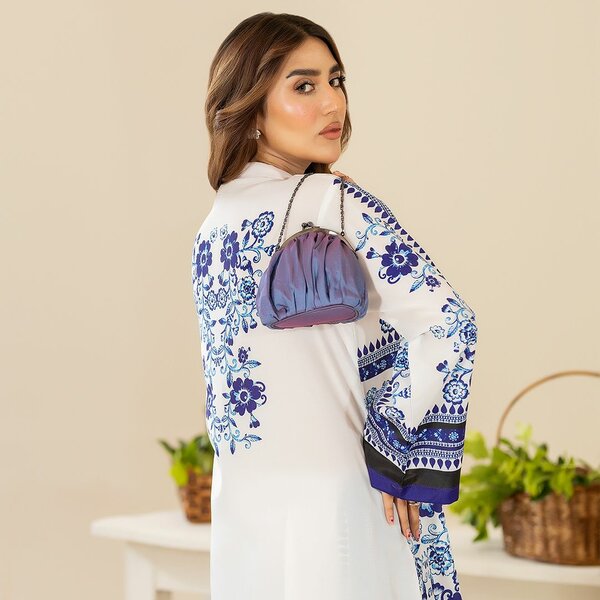 Woman's Stylish 2 Pcs Printed Shirt and Trouser