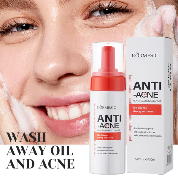 Mousse nettoyante anti-acné