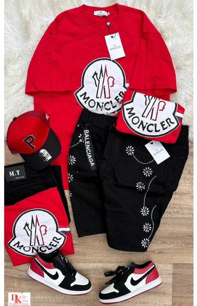 T-shirt Moncler Rouge