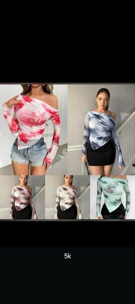 Haut manches longues tie-dye