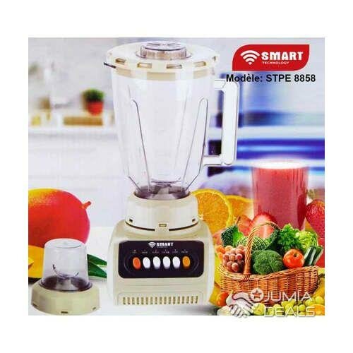 Smart TECHNOLOGY Blender - STPE-8858 - 1.5 L - 300 W - Blanc Garantie 2 Mois
