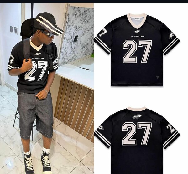 Maillot Sportif Noir #27