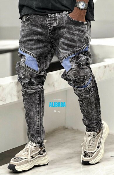 Jean effet usé stylé