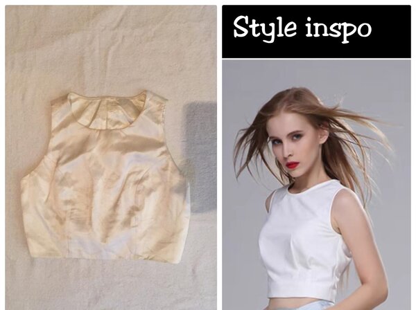 Salaula crop tops and tops