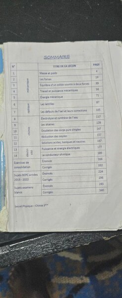 Livre de Physique Chim - 3eme