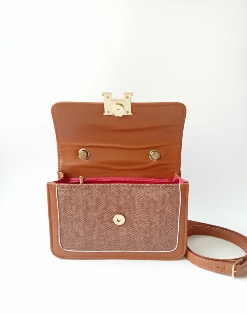 Sac à main marron élégant