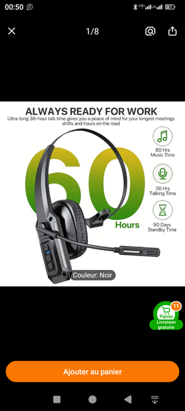 Casque Bluetooth Pro sans Fil