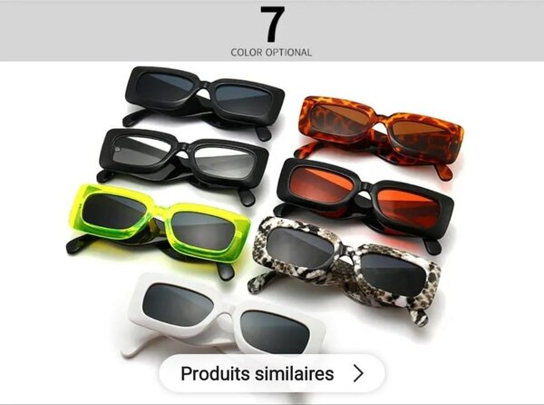 Lunettes de soleil tendance