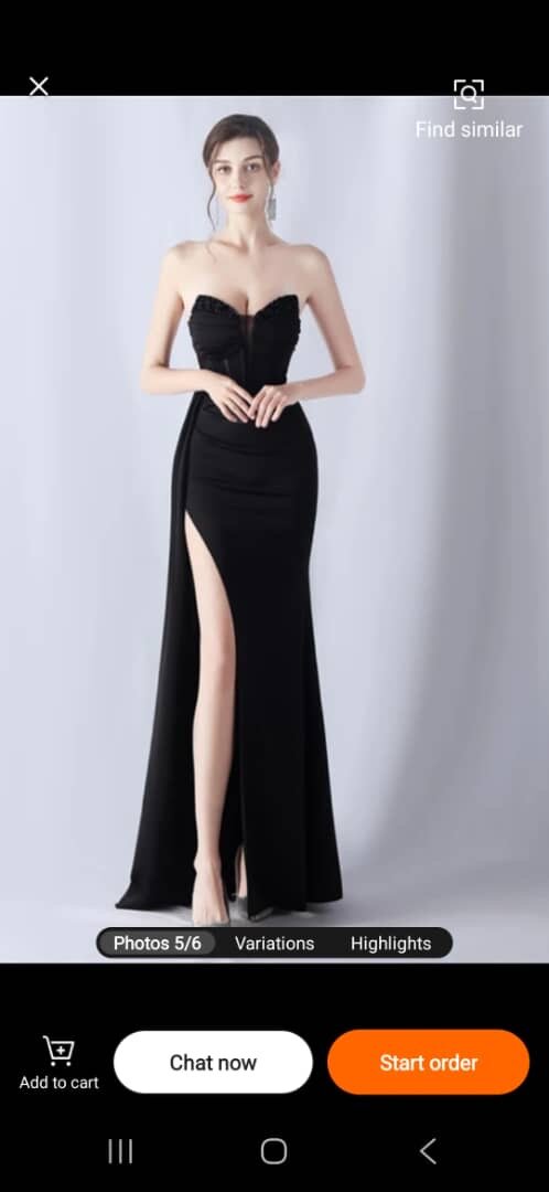 Robe de soirée élégante