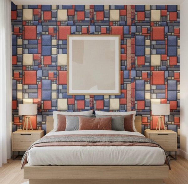 Papier Peint Géométrique Couleur