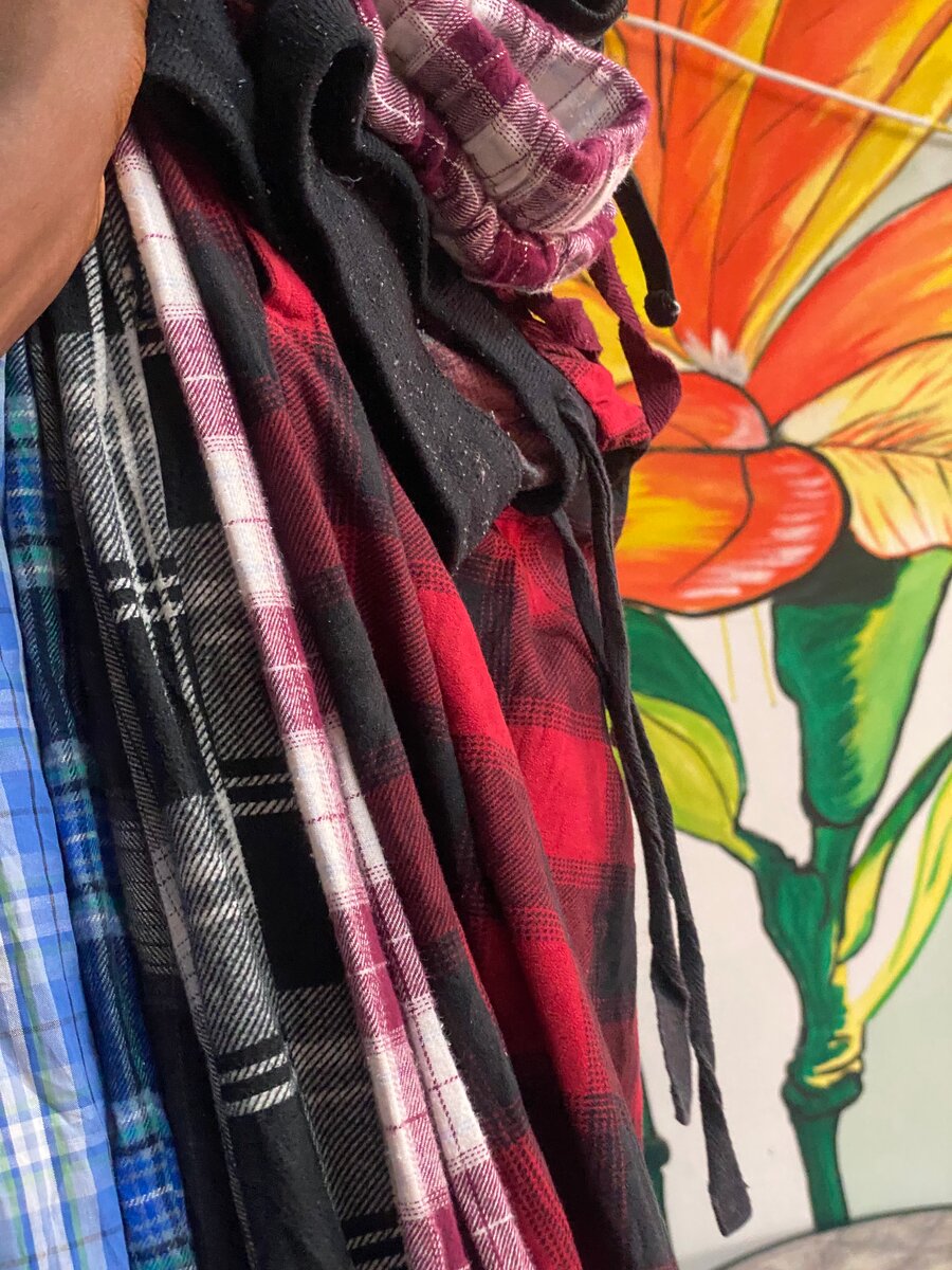 Pantalons à carreaux confortables