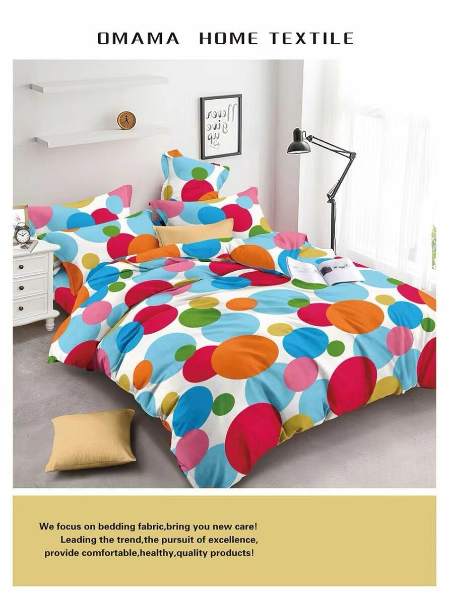 bedsheet with 2 pillowcases