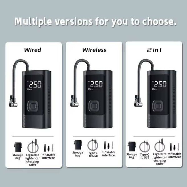 Compresseur d'air portatif sans fil