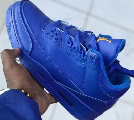 Jordan 3’s sneakers blue