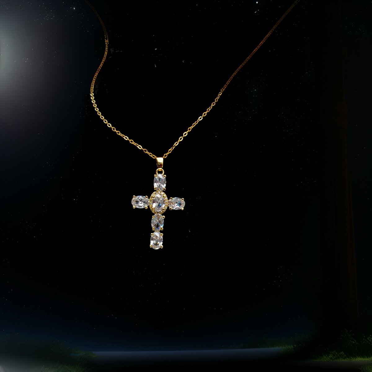 Stainless gold necklaces