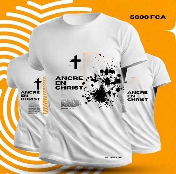 T-shirt Ancre en Christ