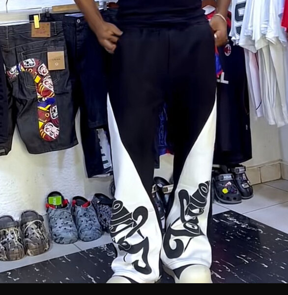 Pantalon de sport graphique doublé homme